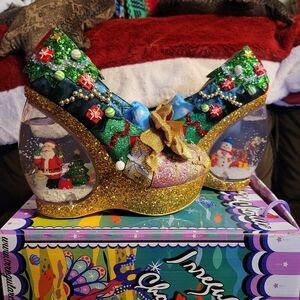 Rare Santa's Globe Irregular Choice Shoes